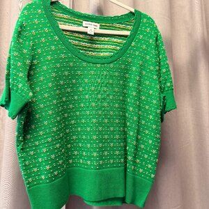 Lands End Patterned Sweater top